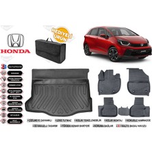 Honda Jazz 2025 Model Bagaj Havuzu+4d Araca Özel Havuzlu Paspas Takımıı Rice