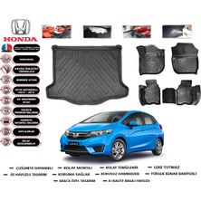 Honda Jazz 2016 Model Bagaj Havuzu Araca Özel Paspas Takımı Flex