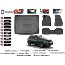 Renault Duster 2025 Model Sabit Zemin Bagaj Havuzu Araca Özel Paspas Takımı Flex