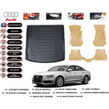 Audi A6 2011 Model Bagaj Havuzu(Paspası)+Araca Özel Bej Paspas Takımı Flex