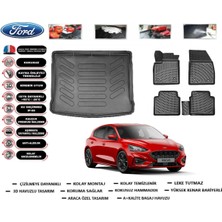 Ford Focus 4 Hb 2023 Model Tamir Kitli Bagaj Havuzu Araca Özel Paspas Takımı Flex