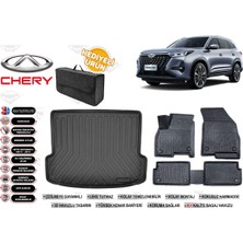 Chery Tiggo 8 Pro 2025 Model Bagaj Havuzu+4d Araca Özel Havuzlu Paspas Takımıı Rice