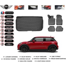 Mini Electric Cooper Se (F56) 2024 Model Alt Bagaj Havuzu Araca Özel Paspas Takımı Flex