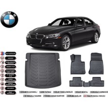 Bmw 3 Serisi F30 2018 Model Bagaj Havuzu Araca Özel Siyah Extra Havuzlu Paspas Takımı