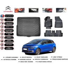 Citroen C4 Picasso 2016 Model Bagaj Havuzu Araca Özel Paspas Takımı Flex
