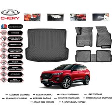 Chery Tiggo 7 Pro 2024 Model Bagaj Havuzu Araca Özel Paspas Takımı Kauçuk