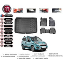 Fiat Fiorino 2023 Model Plastik Zemin Bagaj Havuzu Araca Özel Paspas Takımı Flex