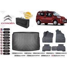 Citroeen Nemo 2015 Model Bagaj Havuzu+4d Araca Özel Havuzlu Paspas Takımıı Rice