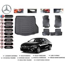 Mercedes Cla 2014 Model Bagaj Havuzu Araca Özel Paspas Takımı Kauçuk