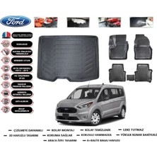 Ford Tourneo Connect 2013 Model Bagaj Havuzu Araca Özel Paspas Takımı Flex