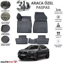 Cupra Formentor 2021 Model ve Sonrası Tam Uyumlu Kokusuz 3D Havuzlu Paspas