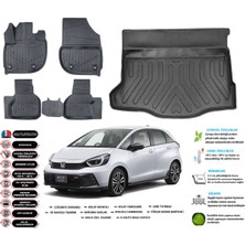 Honda Jazz Executive 2020 Sonrası 3D Bagaj Havuzu+3d Araca Özel Paspas Takımı Birebir Uyumlu