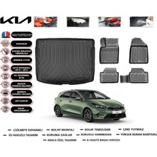 Kia Ceed Hb Yeni Logo 2024 Model Üst Bagaj Havuzu Araca Özel Paspas Takımı Flex