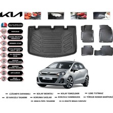 Kia Rio Hb 2016 Model Kalın Stepne Bagaj Havuzu Araca Özel Paspas Takımı Flex