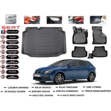Seat Leon 2018 Model Bagaj Havuzu Araca Özel Paspas Takımı Flex