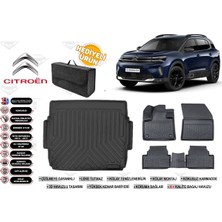 Citroen C5 Aircross 2021 Model Üst Bagaj Havuzu+4d Araca Özel Havuzlu Paspas Takımıı Rice