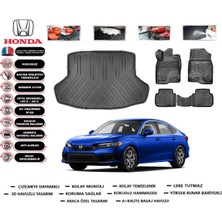 Honda Civic Sedan 2025 Model Bagaj Havuzu Araca Özel Paspas Takımı Flex