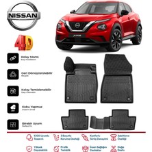 Nissan Juke 2020 ve Sonrası 4.5d Premium Havuzlu Siyah Paspas Takımı Kokusuz