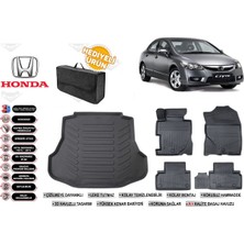 Honda Civic 2008 Model Bagaj Havuzu+4d Araca Özel Havuzlu Paspas Takımıı Rice