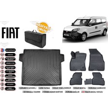 Fiat Doblo Maxi 2013 Model Bagaj Havuzu+4d Araca Özel Havuzlu Paspas Takımıı Rice