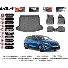 Kia Ceed Hb 2022 Model Bagaj Havuzu Araca Özel Paspas Takımı Flex