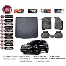 Fiat Freemont 2011 Model Bagaj Havuzu Araca Özel Paspas Takımı Flex