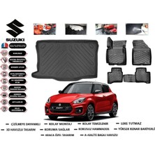 Suzuki Swift 2022 Model Bagaj Havuzu Araca Özel Paspas Takımı Flex