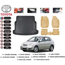 Toyota Corolla C Hb 2006 Model Bagaj Havuzu(Paspası)+Araca Özel Bej Paspas Takımı Flex