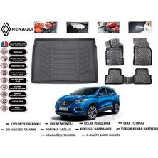 Renault Kadjar 2019 Model Bagaj Havuzu Araca Özel Paspas Takımı Flex
