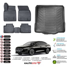 Focus 4 Sedan 2018 Sonrası Tamir Kitli 3D Bagaj Havuzu+3d Araca Özel Paspas Takımı Pro Serisi