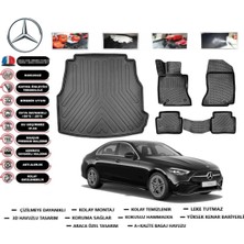 Mercedes C Serisi W206 2022 Model Bagaj Havuzu Araca Özel Paspas Takımı Prrox