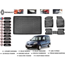 Renault Kangoo Combi 2001 Model Bagaj Havuzu Araca Özel Paspas Takımı Flex
