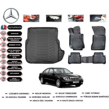 Mercedes E Serisi W 211 2005 Model Bagaj Havuzu Araca Özel Paspas Takımı Flex