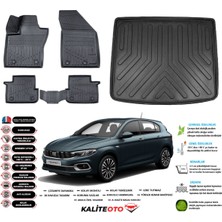 Fiat Egea Hb Tamir Kitli 2015 Sonrası 3D Bagaj Havuzu+3d Araca Özel Paspas Takımı Birebir Uyumlu