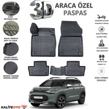 Citroen C3 Aircross 2023 Model Tam Uyumlu Kokusuz 3D Havuzlu Paspas