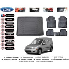 Ford Connect 2005 Model Cepsiz Bagaj Havuzu Araca Özel Paspas Takımı Flex