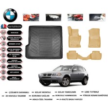 Bmw X3 2009 Model Bagaj Havuzu(Paspası)+Araca Özel Bej Paspas Takımı Flex