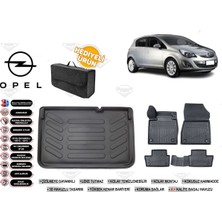 Opel Corsa D 2010 Model Bagaj Havuzu+4d Araca Özel Havuzlu Paspas Takımıı Rice