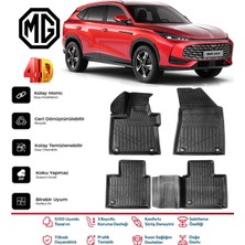 Mg Hs Turbo Hybrid 2024 ve Sonrası 4.5d Plus Havuzlu Siyah Paspas Takımı Kauçuk