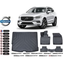 Volvo XC60 2020 Model Bagaj Havuzu Araca Özel Siyah Extra Havuzlu Paspas Takımı