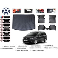 Volkswagen Touran 2008 Model Bagaj Havuzu Araca Özel Paspas Takımı Flex