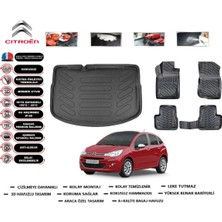 Citroen C3 2013 Model Bagaj Havuzu Araca Özel Paspas Takımı Flex