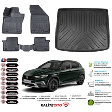 Fiat Egea Cross 2016 Model Tamir Kitli Esnek Bagaj Havuzu Araca Özel Siyah Kokusuz Paspas Takımı