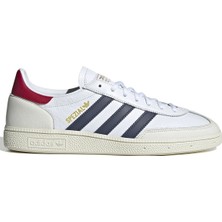 Adidas Handball Spezial Leather Mens Sneaker White Erkek Hakiki Deri Günlük Spor Ayakkabı Beyaz
