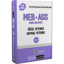 Pegem Yayınları 2026 Meb Ags Sözel Yetenek Sayısal Yetenek Konu Anlatımlı