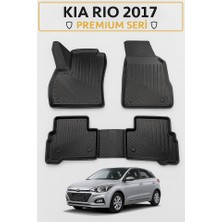Kia Rio 2017+ 3D Havuzlu Oto Paspas | Kauçuk, Kaymaz, Koku Yapmaz, Araca Özel Tam Uyum