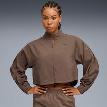 Puma Fashion Kadın Kahverengi Dik Yaka Ceket