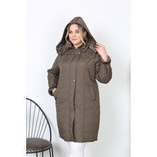 Su Itici  Mont, Büyük Beden Mont, Kapitone,  Içi Tüylü Mont, Kışlık Kaban, Kapüşonlu Mont,