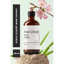 Japon Kiraz Çiçeği Mum Esansı 50 Ml, Yüksek Kalite Mum Esansı, Mum Koku Esansı, Soya Wax Esansı 50ML