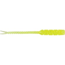 Mustad Aji Hellgramite Silikon Kurt 005 - Clear Chartreuse 5cm - 12Lİ